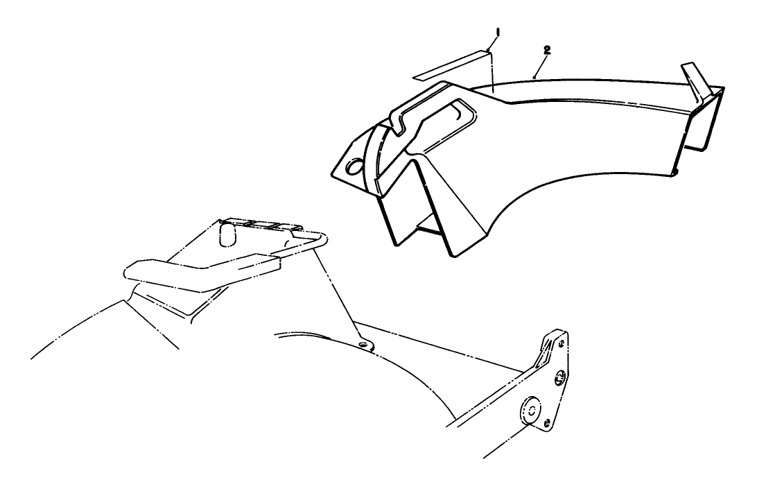 Side Discharge Chute Model No. 59168 (optional)