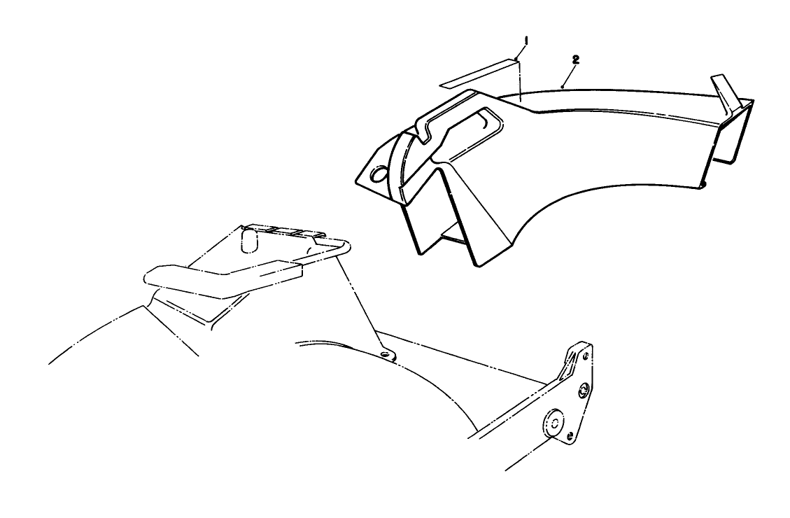 Side Discharge Chute Model No. 59168 (optional)
