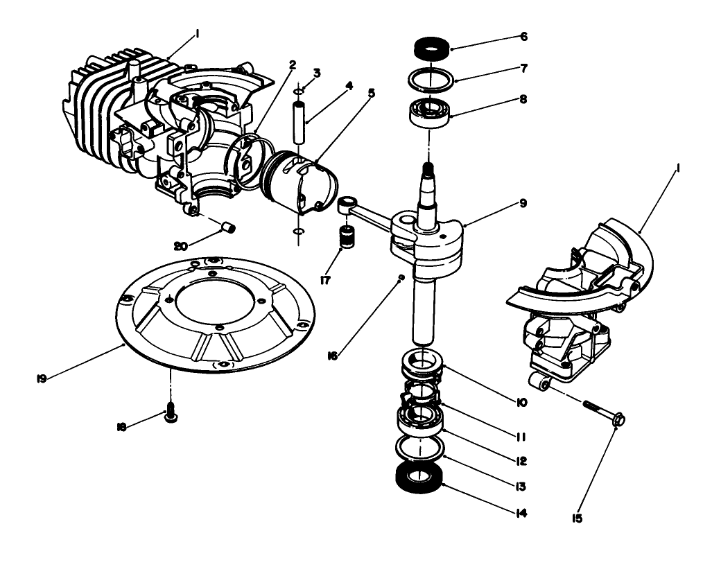 Crankshaft Assembly (engine No. 47pl0-2)