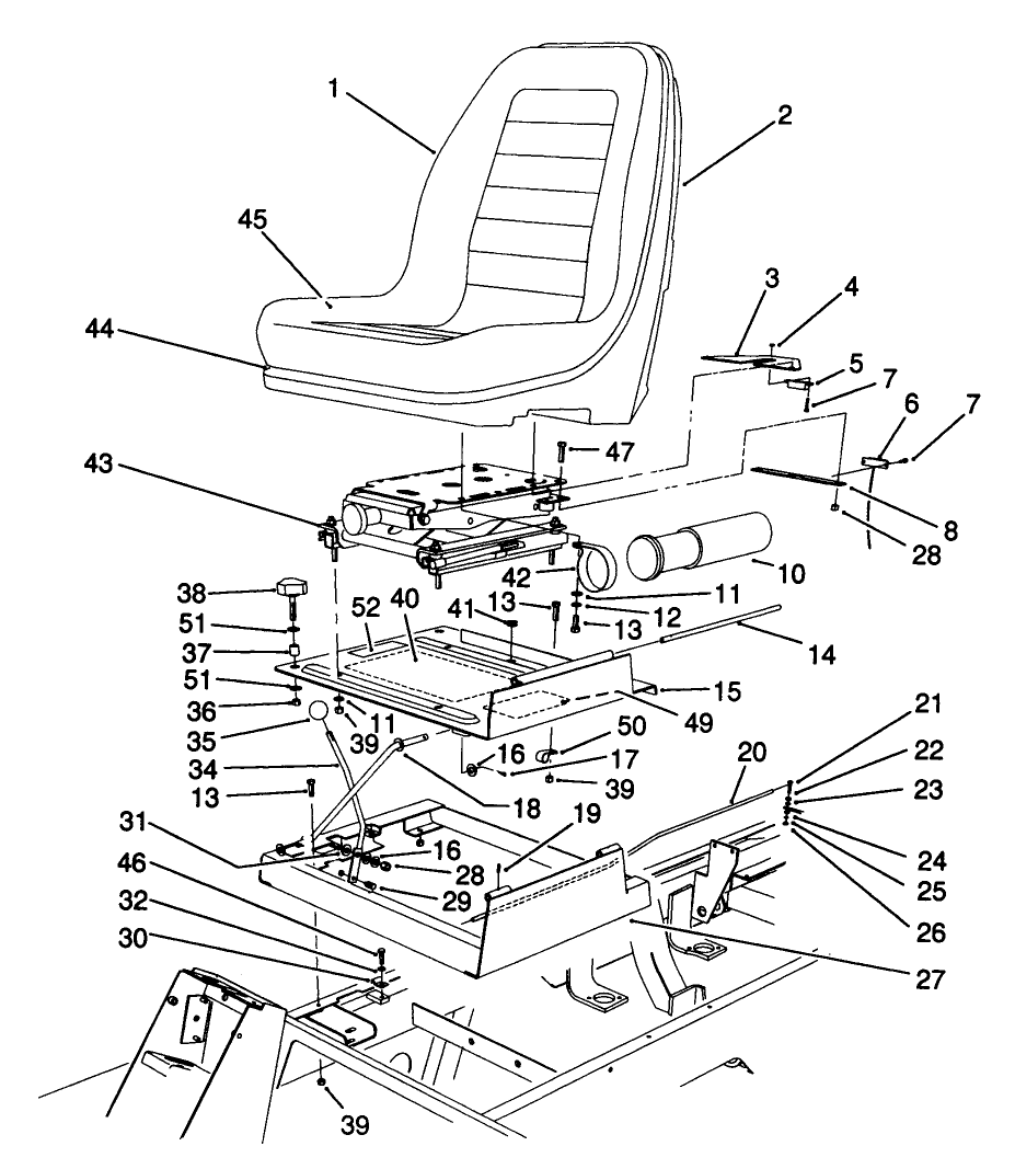 Seat & Throttle Assembly