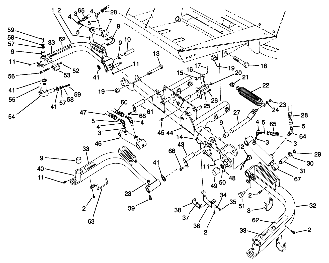 Front Lift Arms Assembly