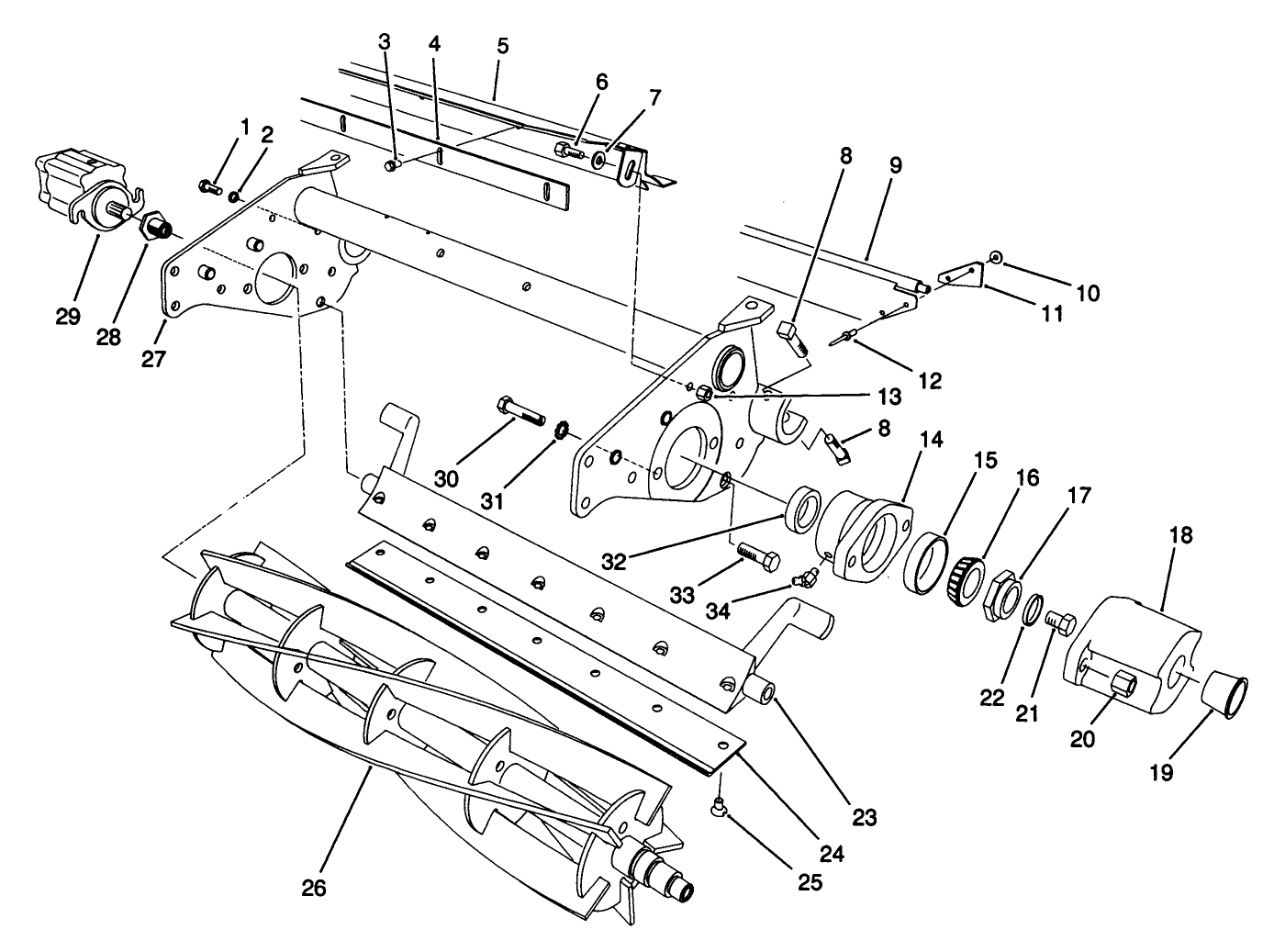 Cutting Unit Reel Assembly