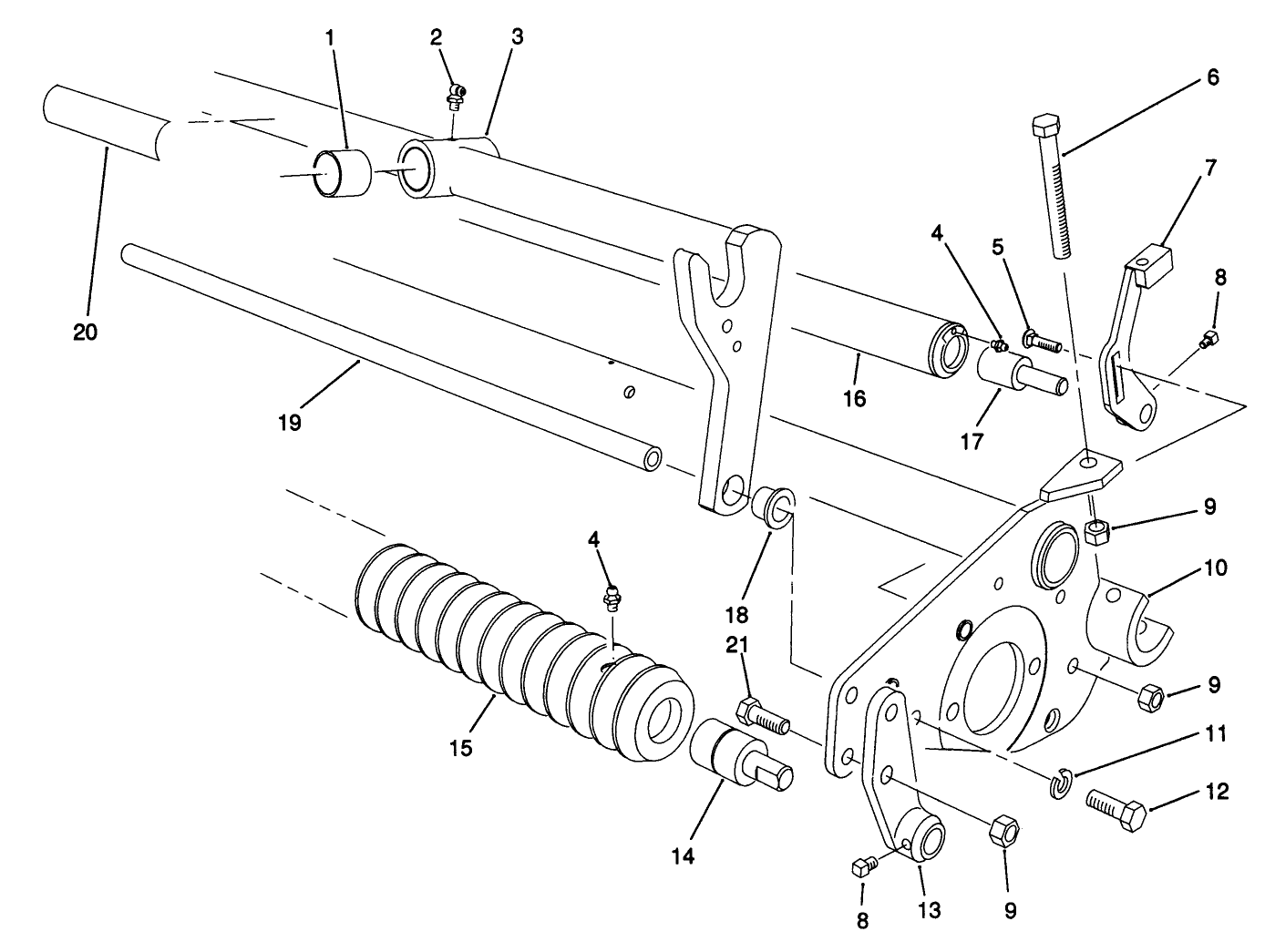 Cutting Unit Rollers Assembly