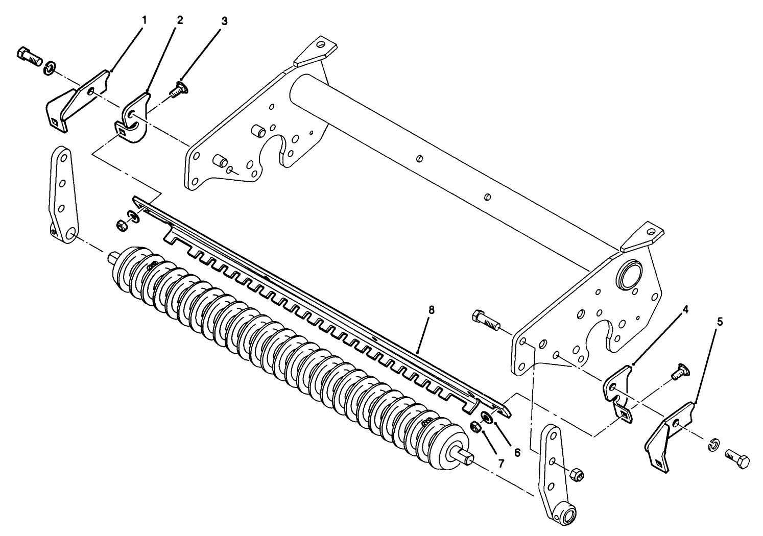 Front Roller Scraper Kit No. 83-5400 (optional)