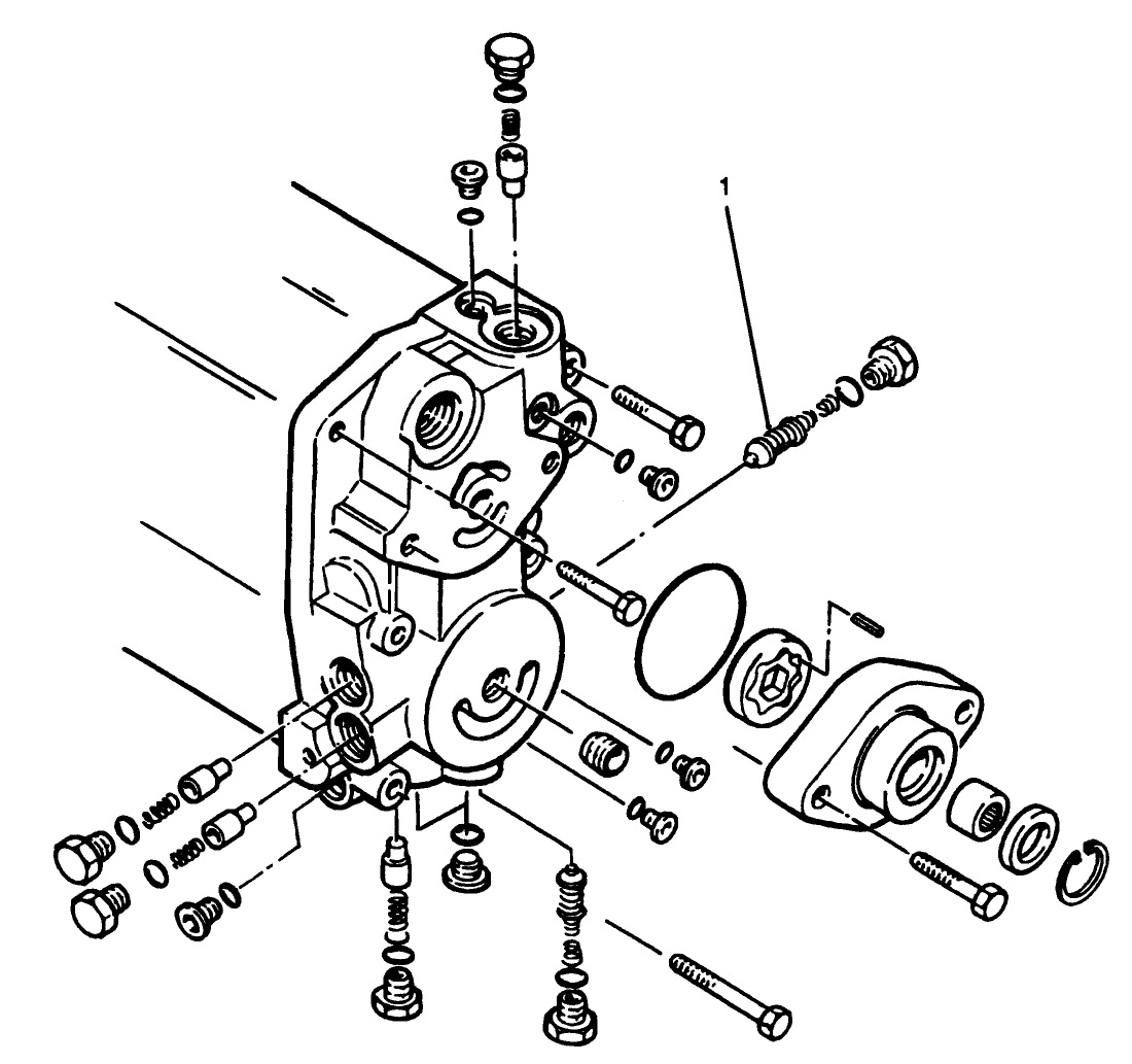 Hydrostat Scr Valve Installation Assembly