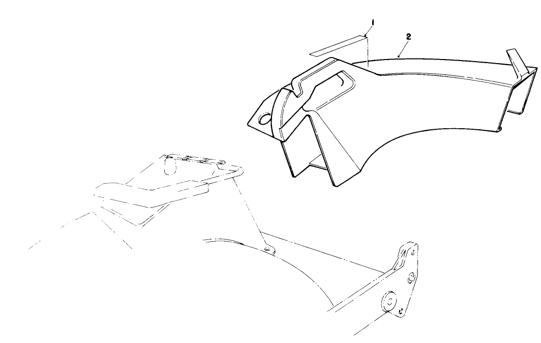 Side Discharge Chute Model No. 59168 (optional)