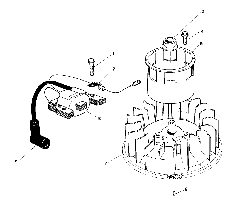 Magneto & Flywheel Assembly (model Vml0-2)
