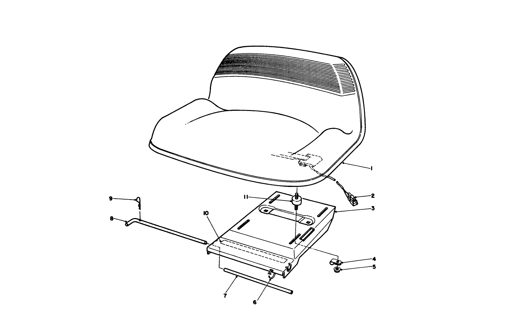 Seat Assembly (for Use On Model No. 56195)