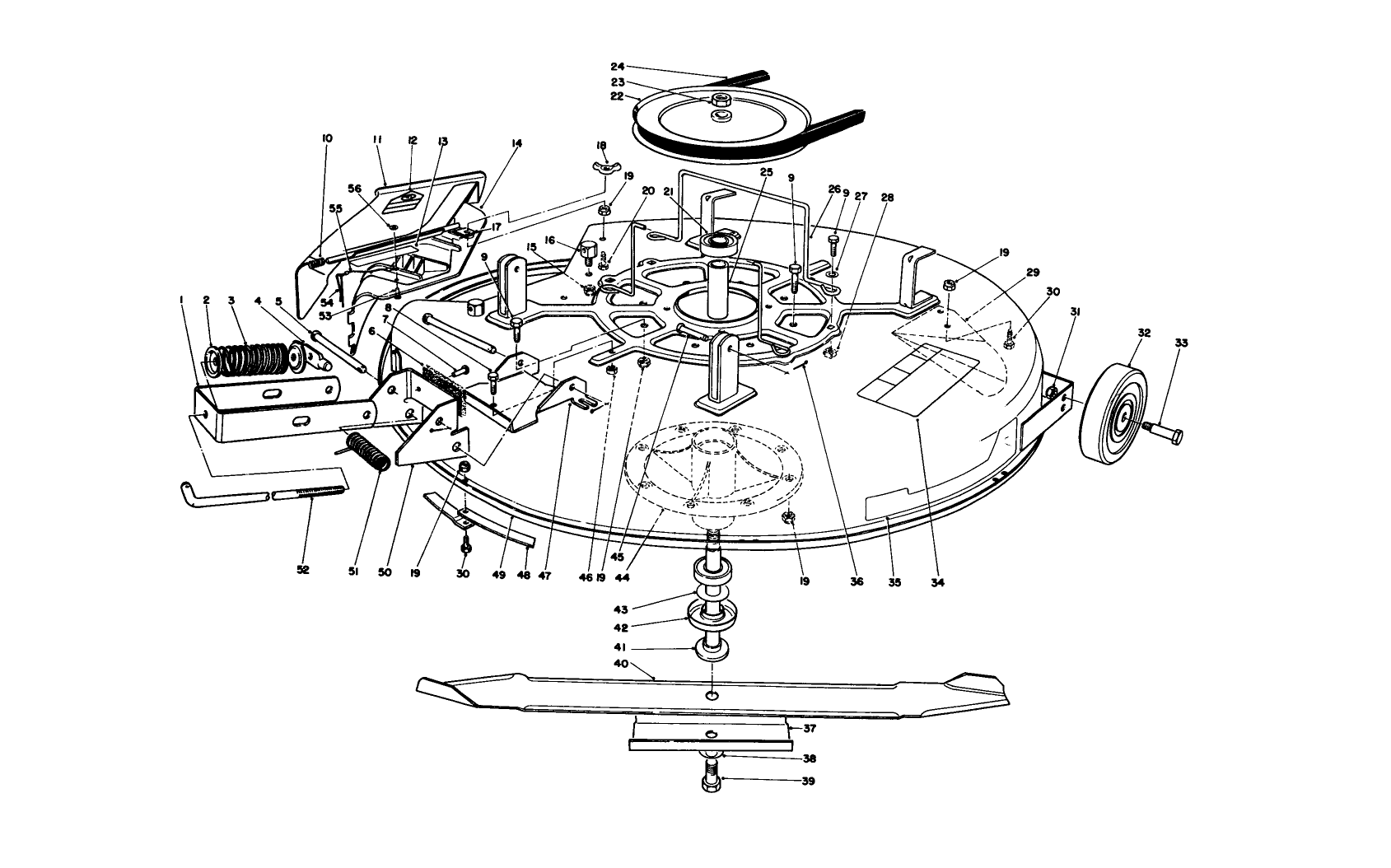 Mower Assembly-Recycler