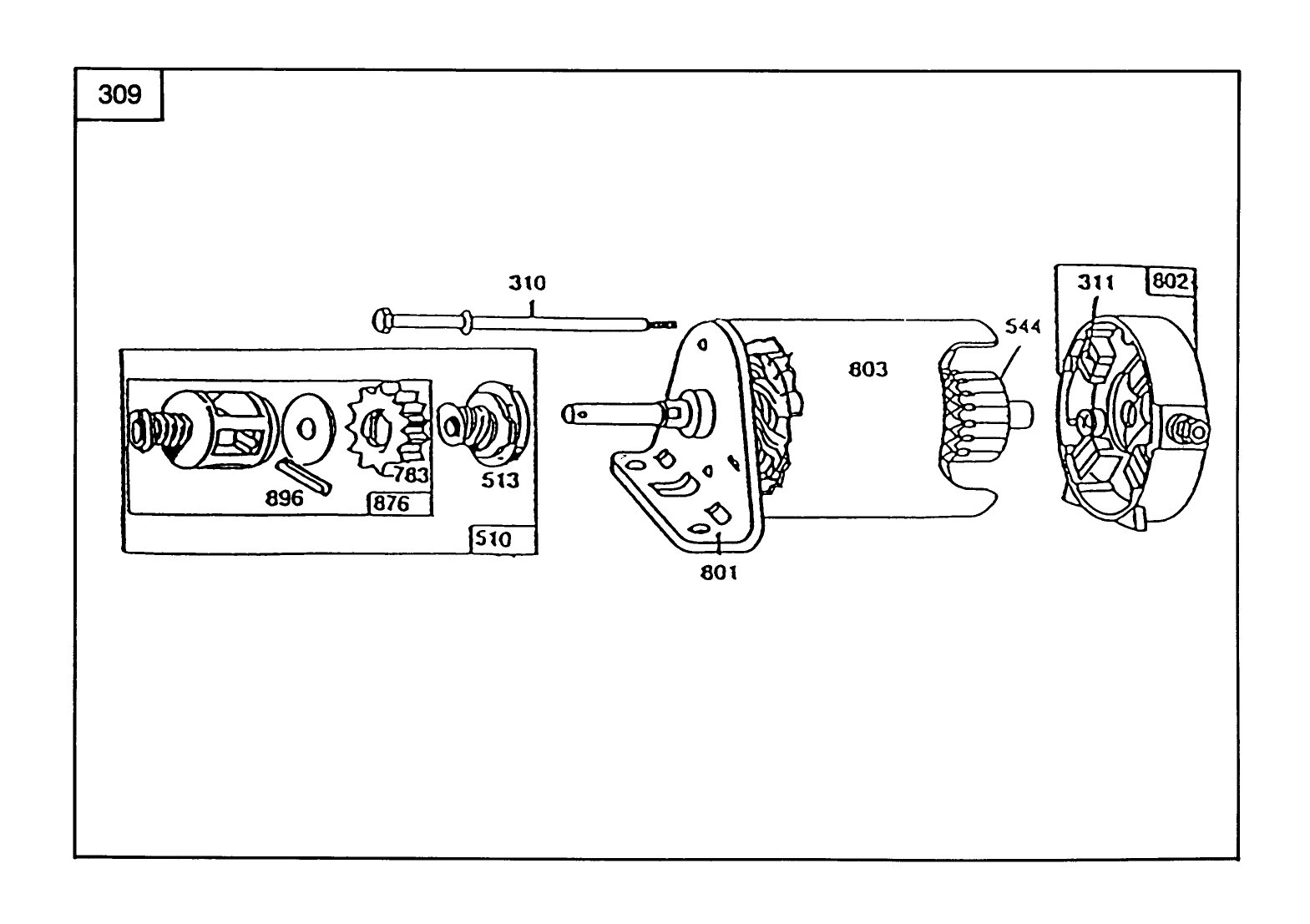 Starter-Briggs & Stratton No. 286707-0119-01