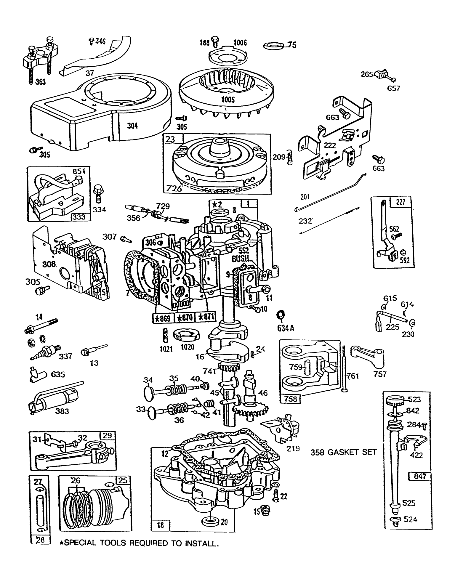 Briggs & Stratton Model No. 286707-0119-01