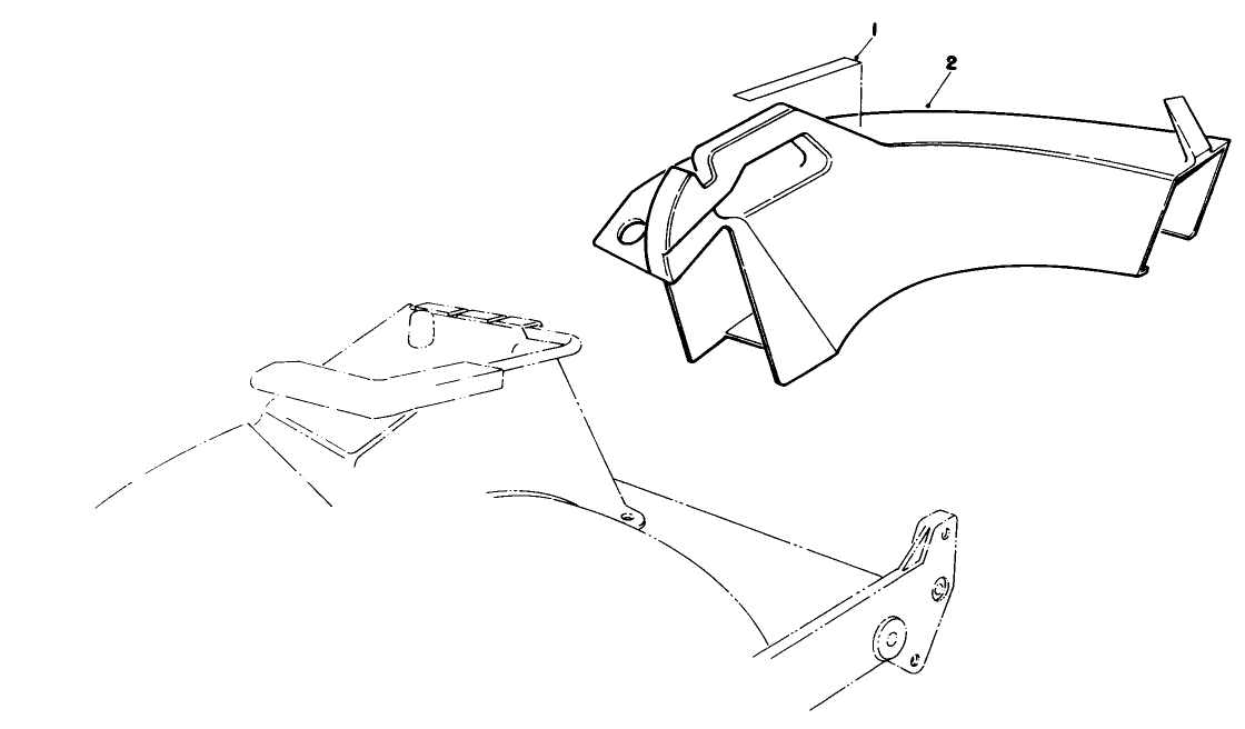 Side Discharge Chute Model No. 59168 (optional)