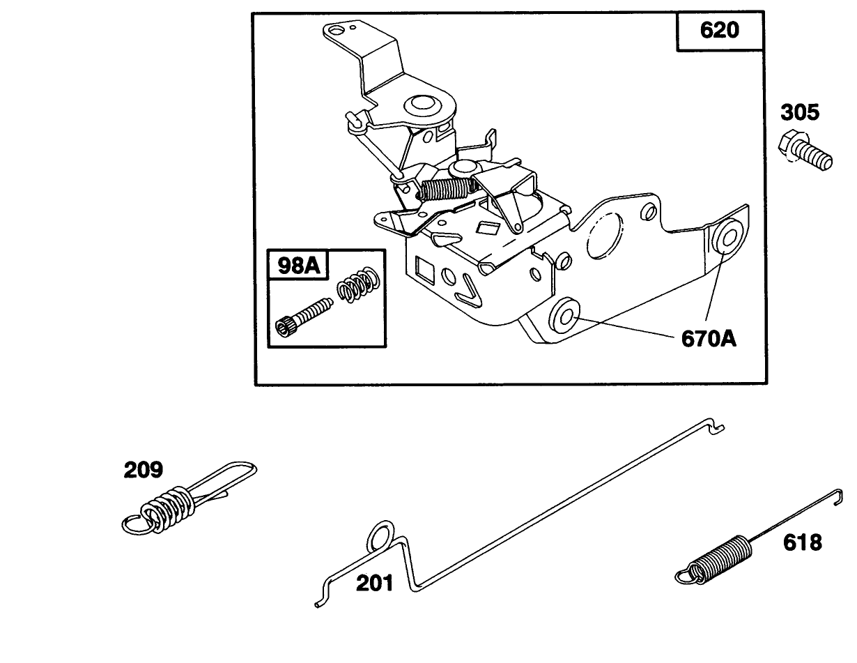 Engine Briggs & Stratton Model 122702-3171-01
