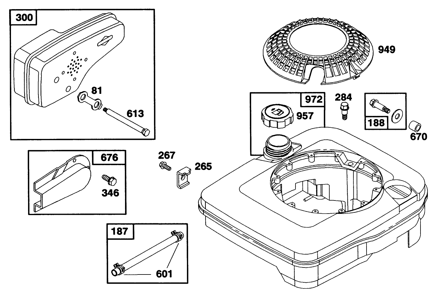 Engine Briggs & Stratton Model 122702-3171-01