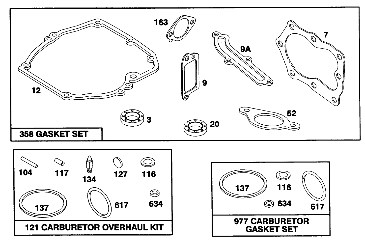Engine Briggs & Stratton Model 122702-3171-01