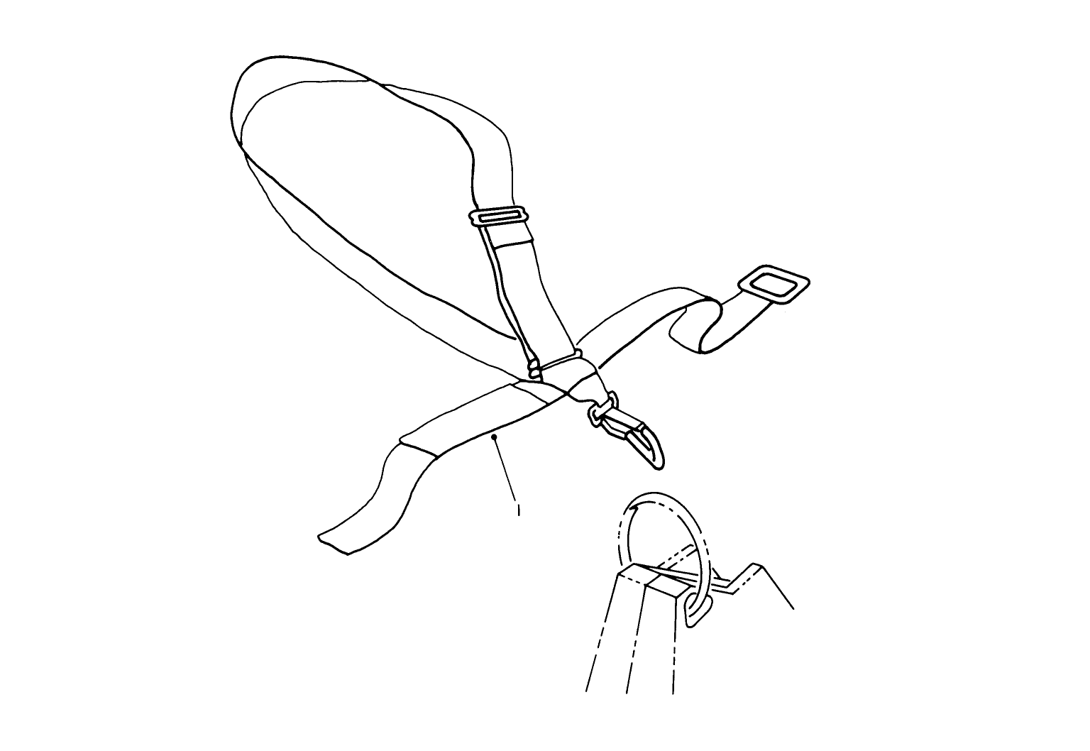 Deluxe Shoulder/waist Belt Harness (optional)