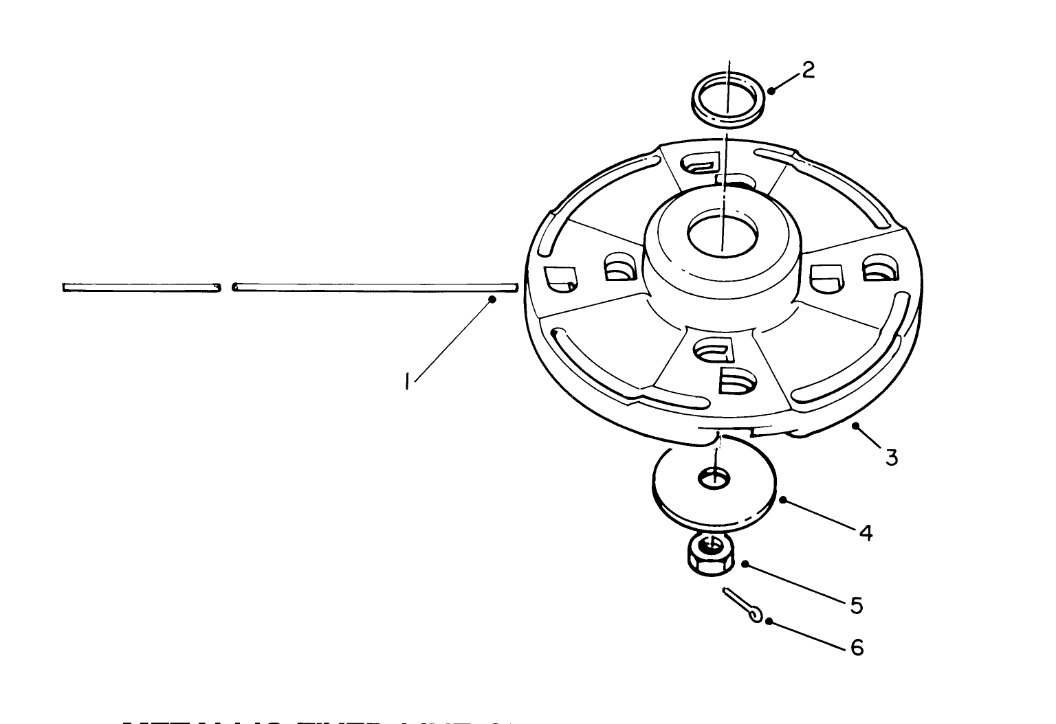 Metallic Fixed Line Cutter Head (optional)