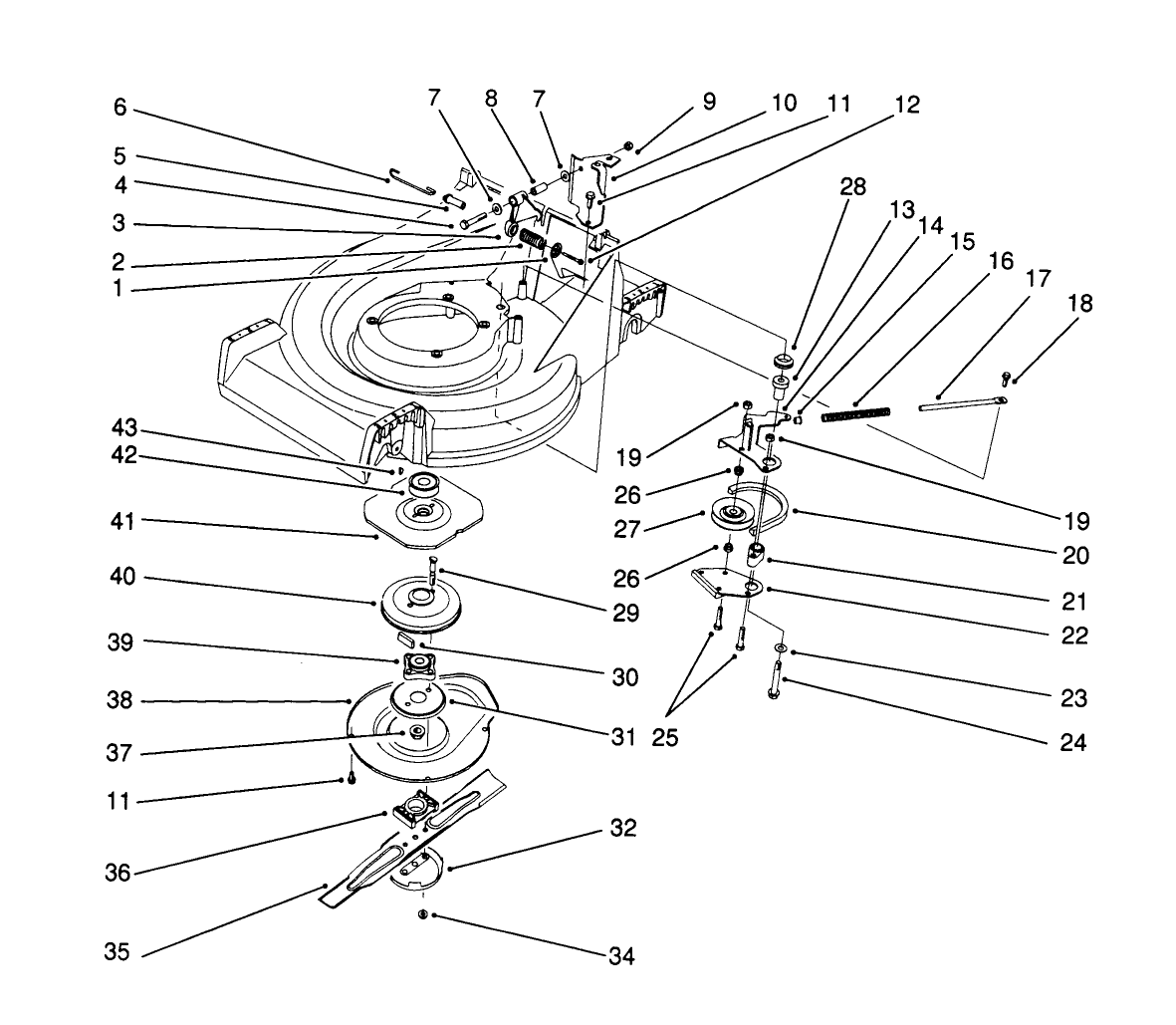 Blade Brake Clutch Assembly