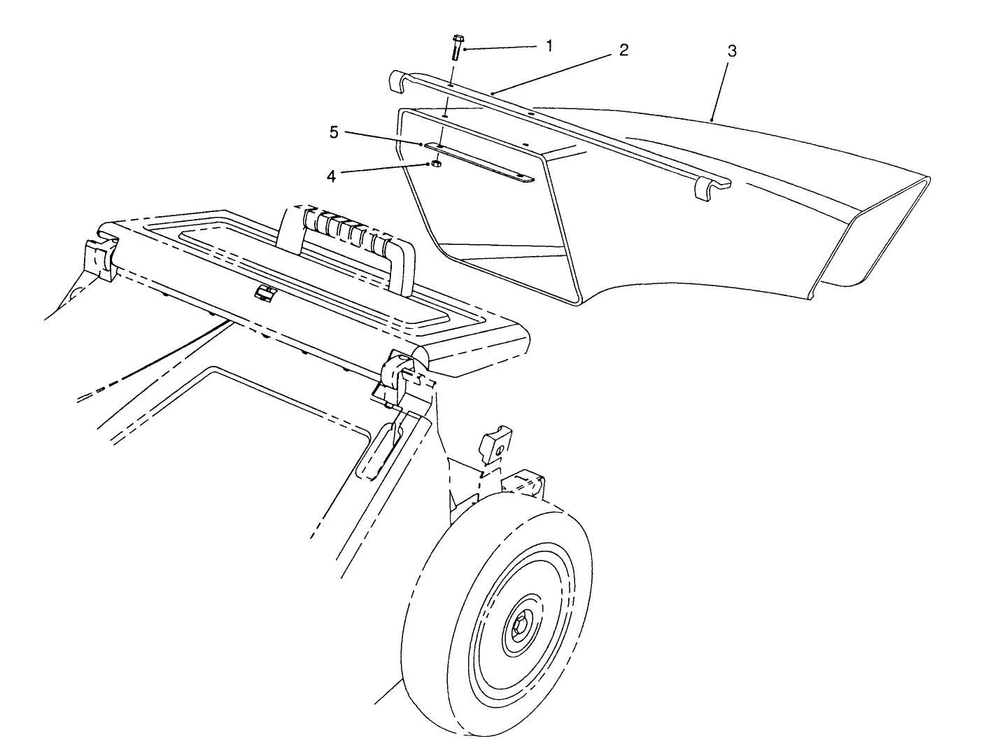 Side Discharge Chute Model No. 59112 (optional)