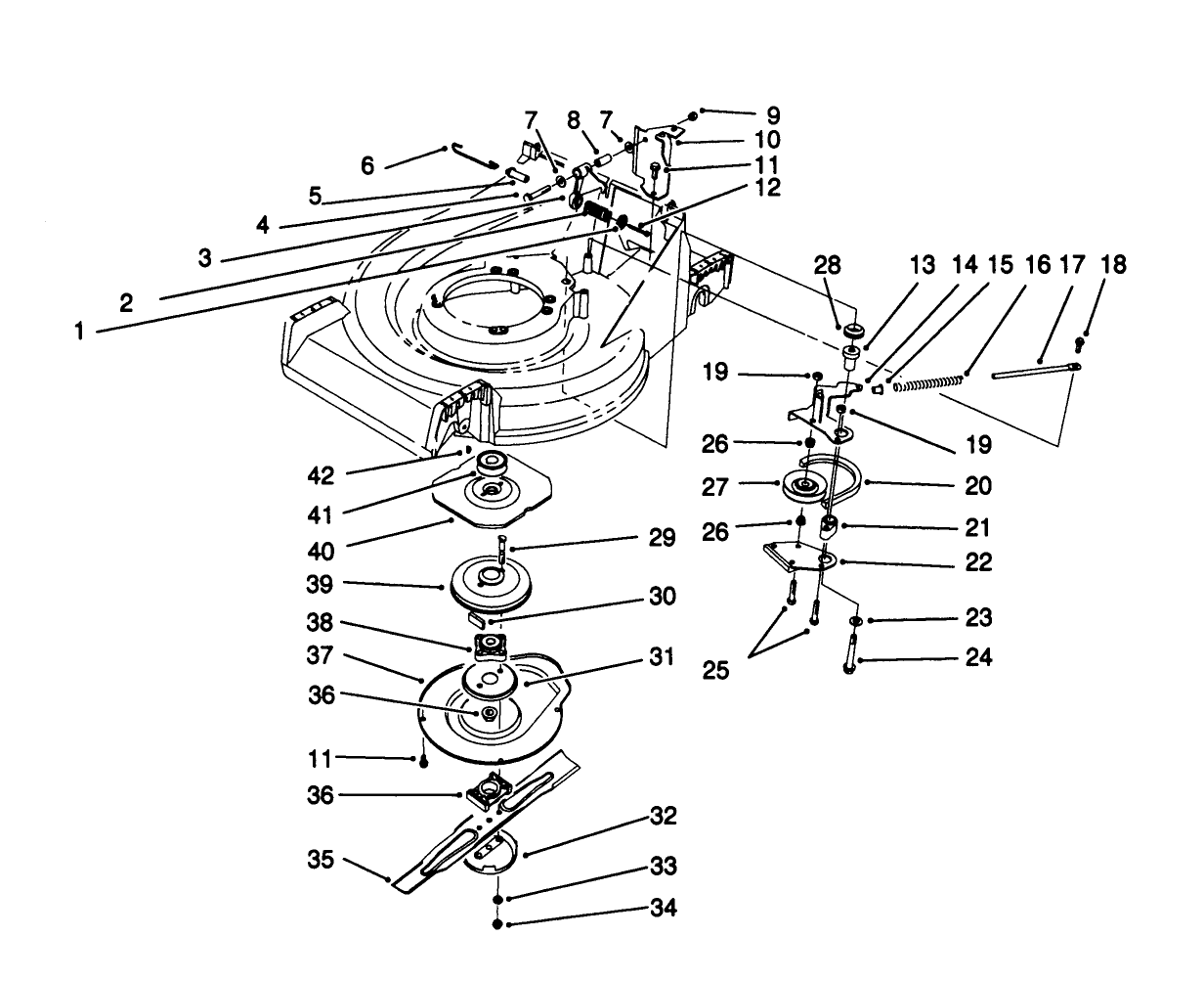 Blade Brake Clutch Assembly