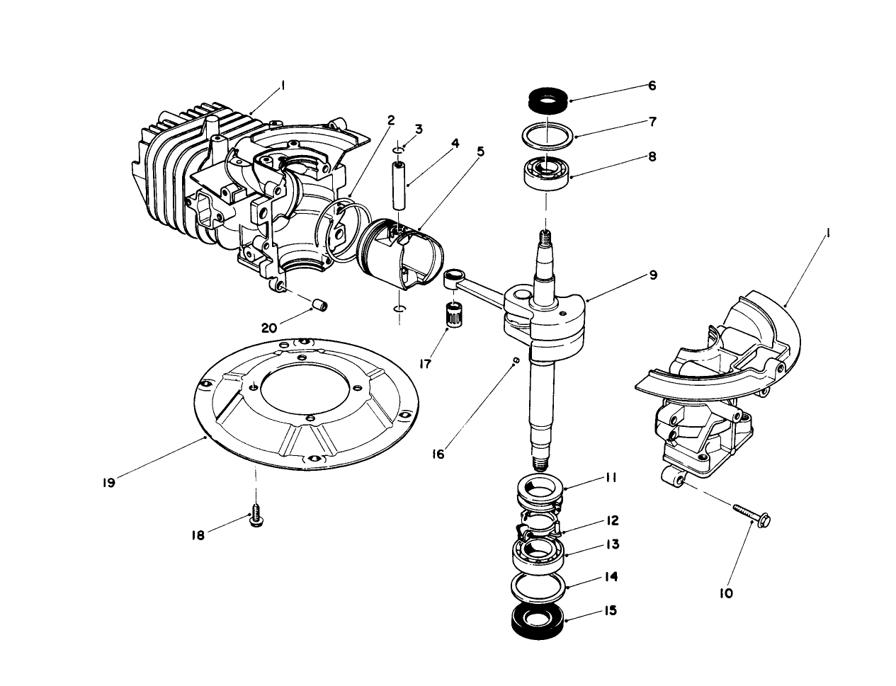 Crankshaft Assembly (engine No. 47plo-2)