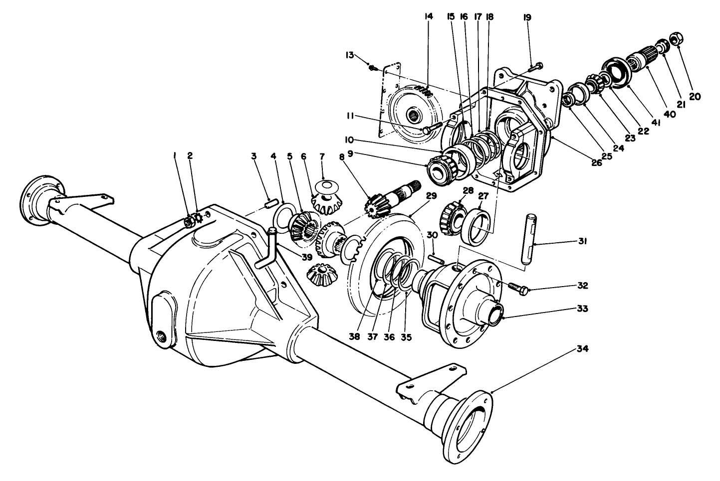 Front Axle Assembly No. 75-0711