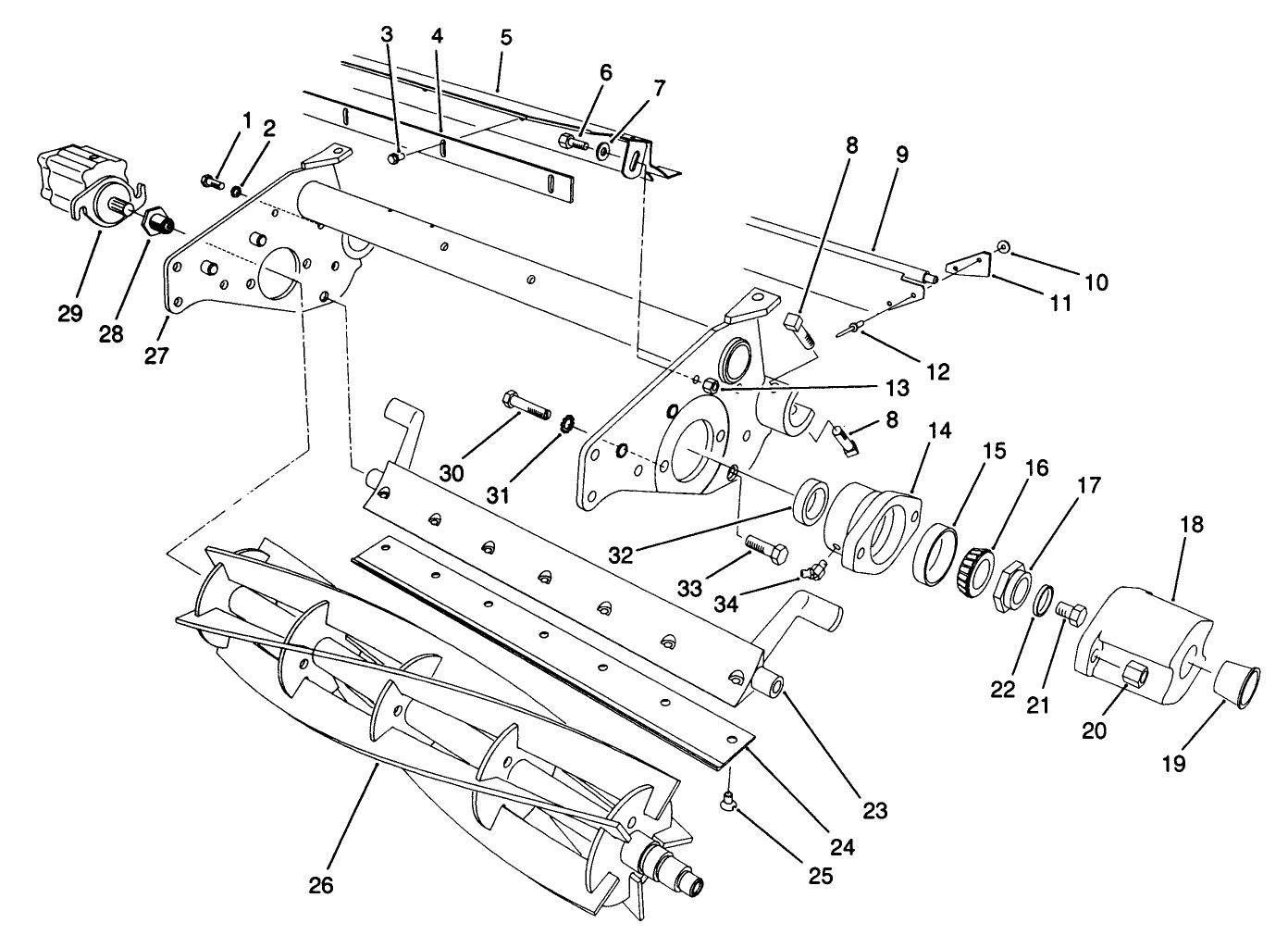 Cutting Unit Reel Assembly
