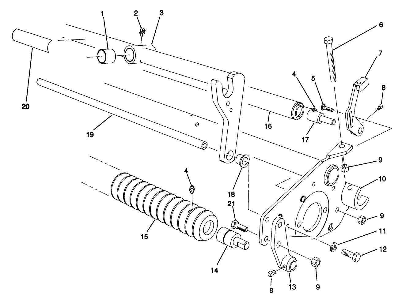 Cutting Unit Rollers Assembly