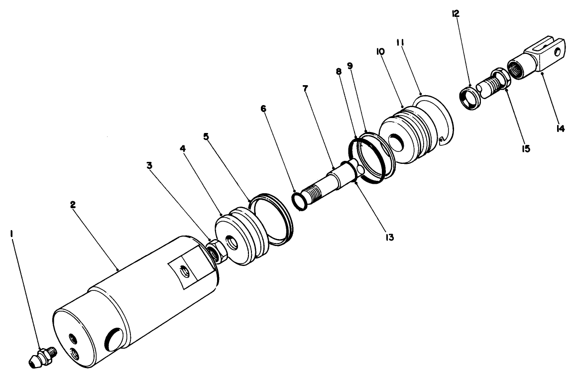 Front Hydraulic Cylinder No. 84-8290