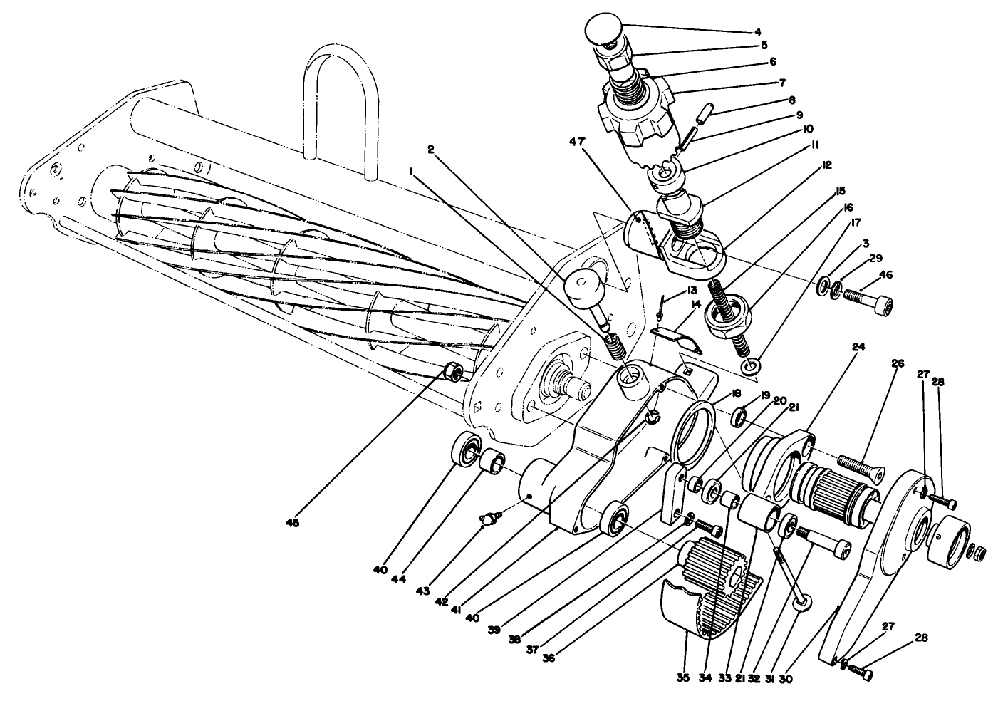 8 & 11 Blade Cutting Units W/groomer Model No. 04460 & 04465 (continued)