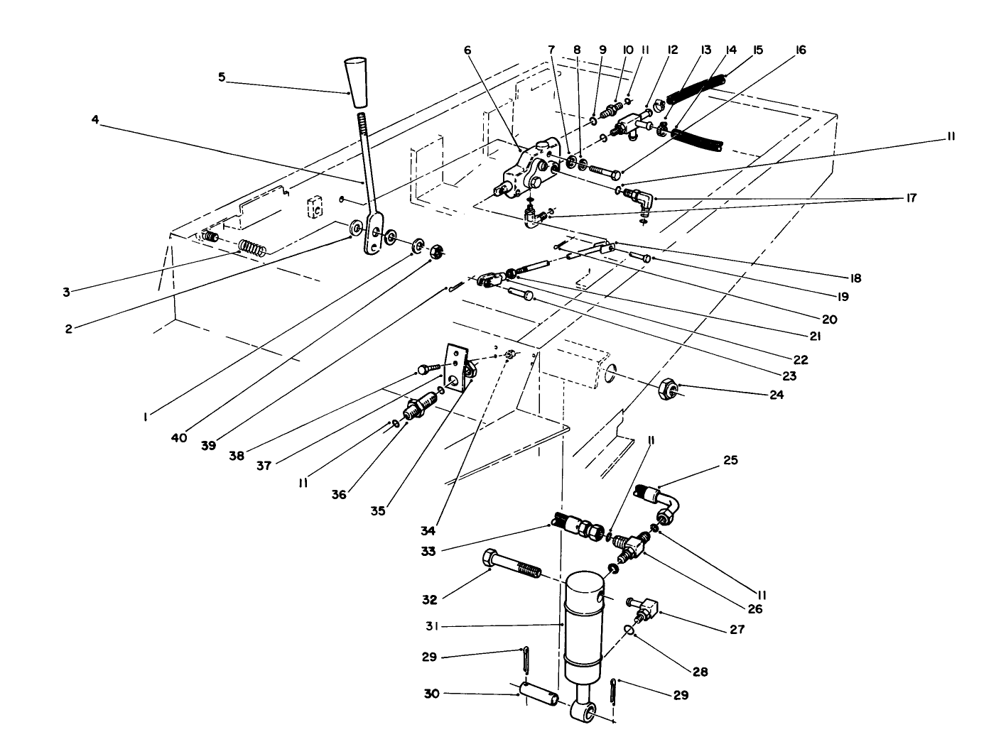 Hydraulic Lift System Assembly