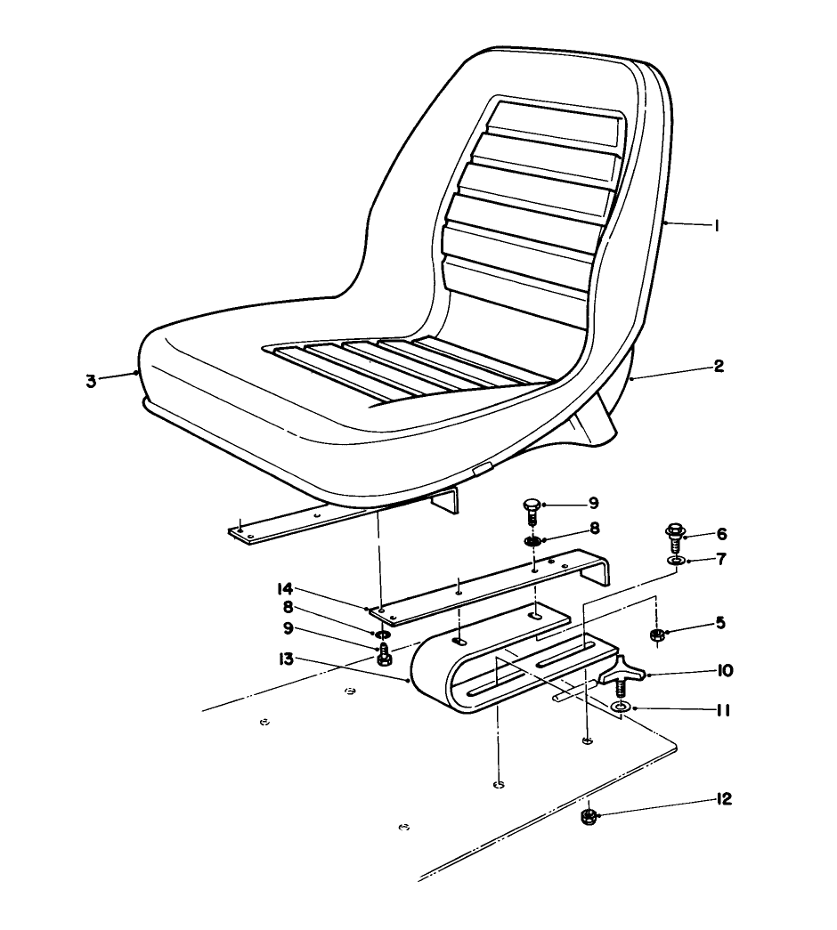 Standard Seat Kit Model No. 30769