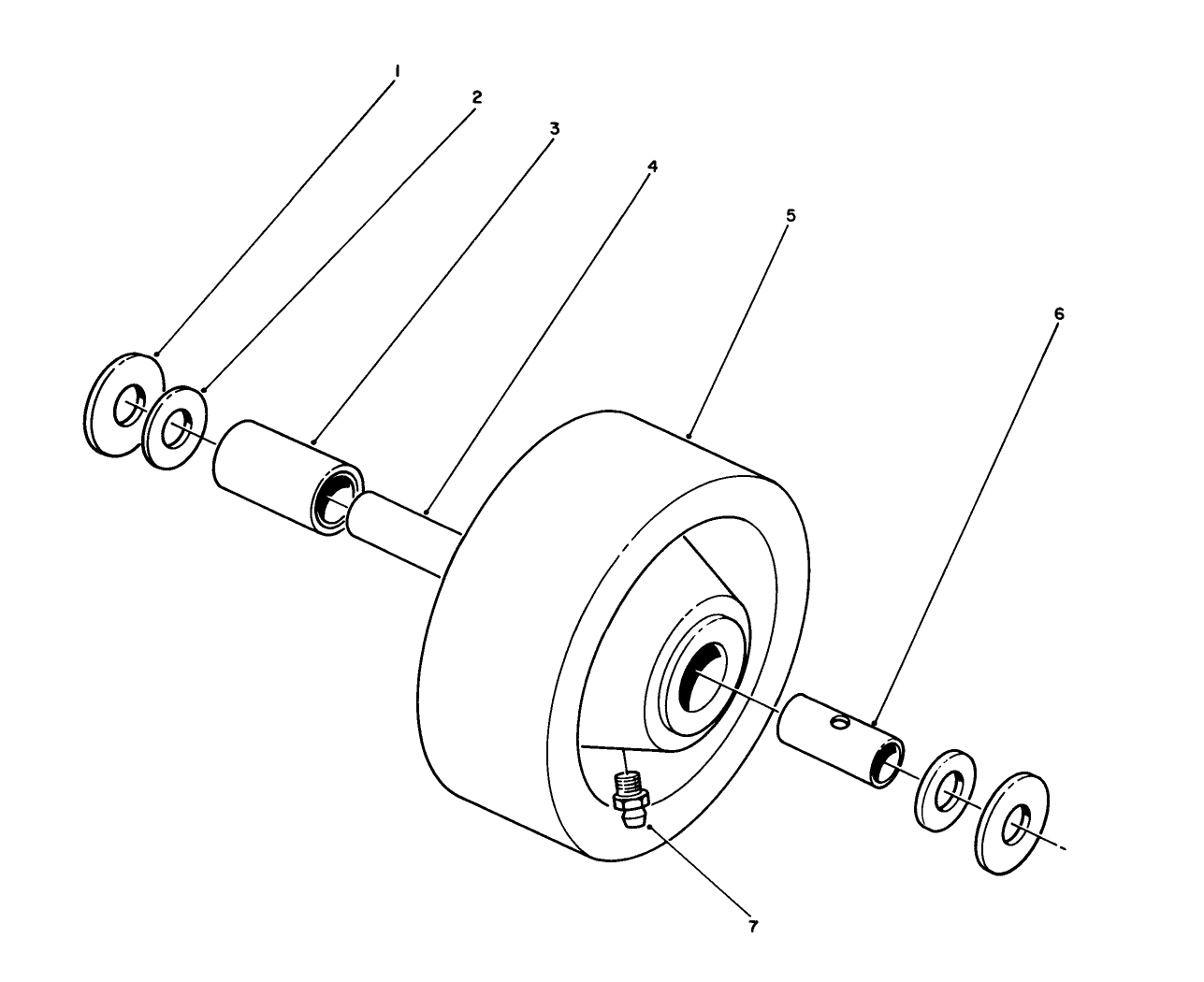 Phenolic Wheel Assembly No. 27-1050 (optional)