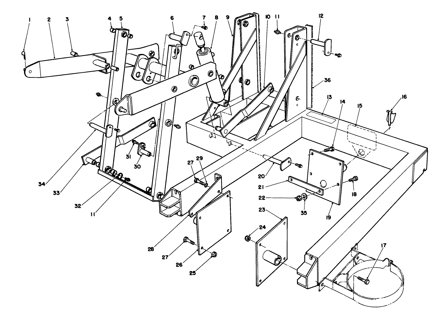 15 Cu. Ft. Hopper Kit Model 30505 (optional)
