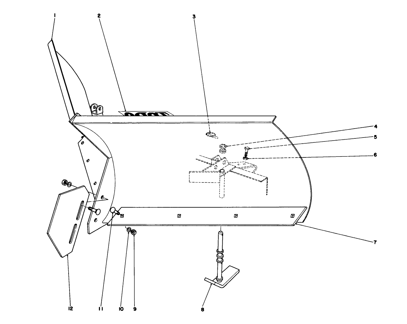 V-Plow Kit Model No. 30750 (optional)