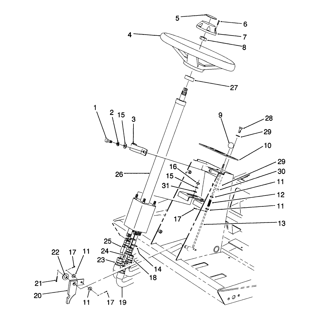 Steering Tower Assembly