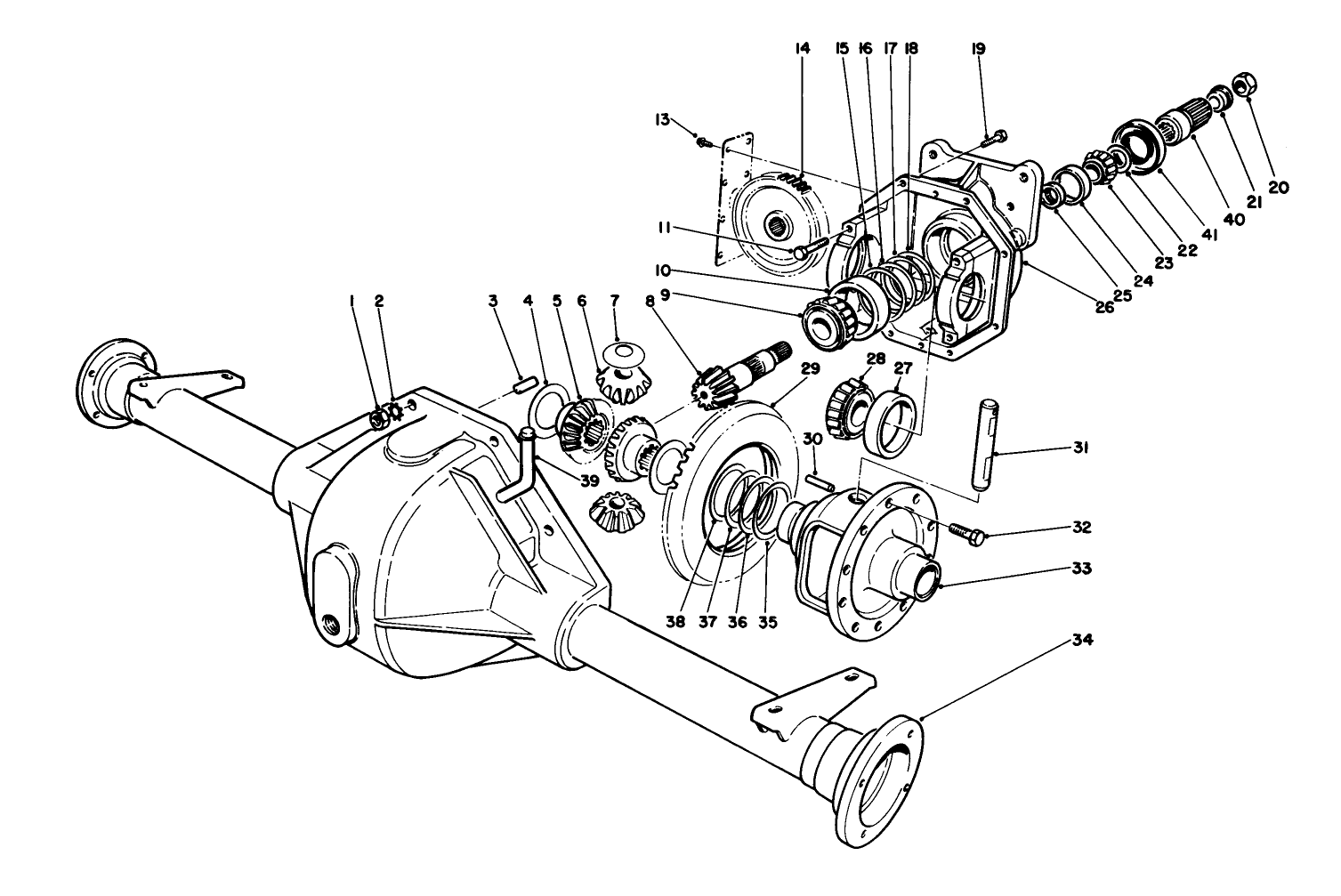 Front Axle Assembly No. 75-0711