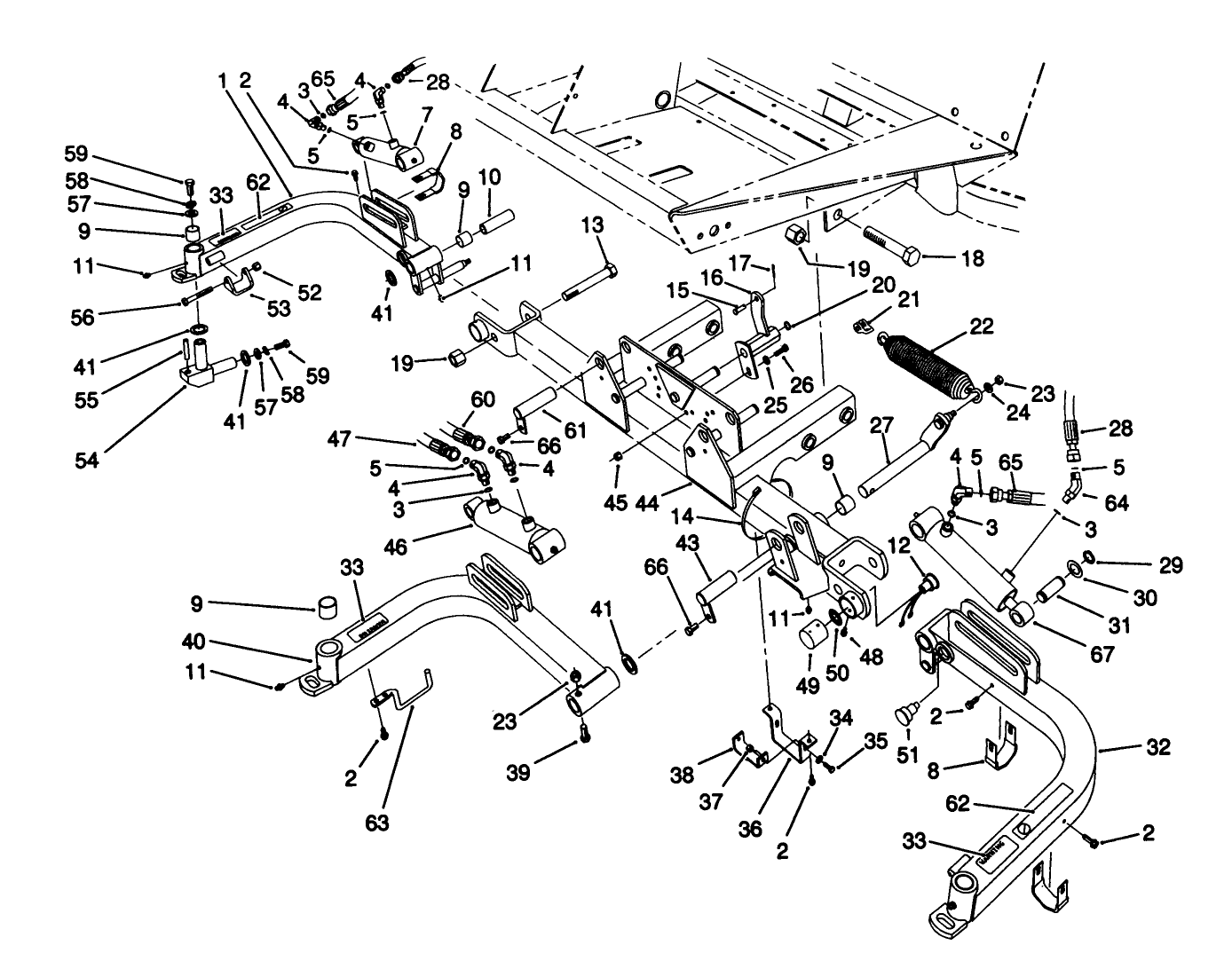 Front Lift Arms Assembly