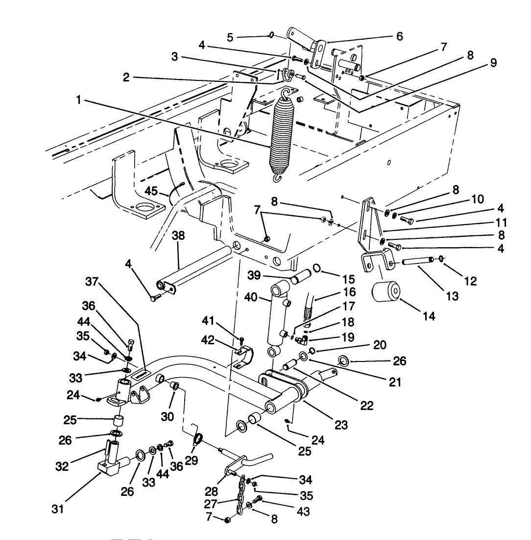 Rear Lift Arms Assembly