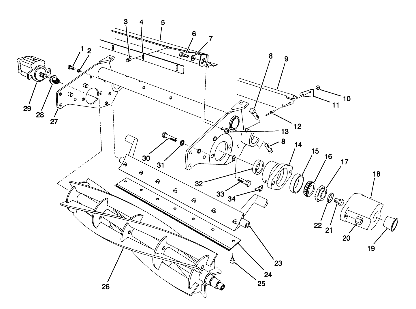 Cutting Unit Reel Assembly