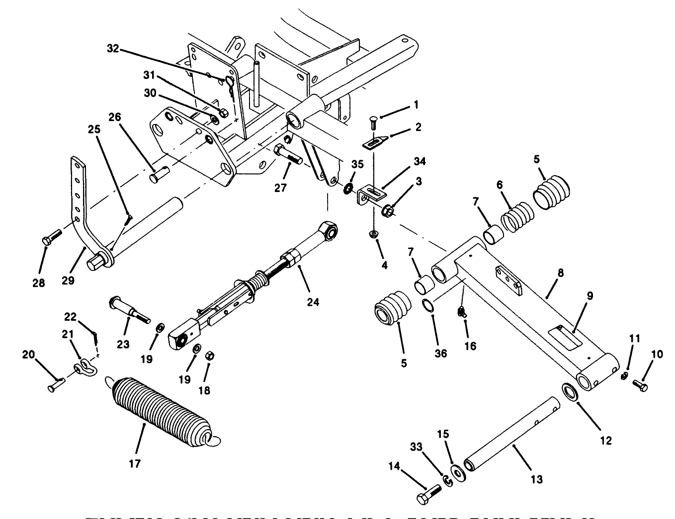 Front Cutting Unit Lift Arm Assembly