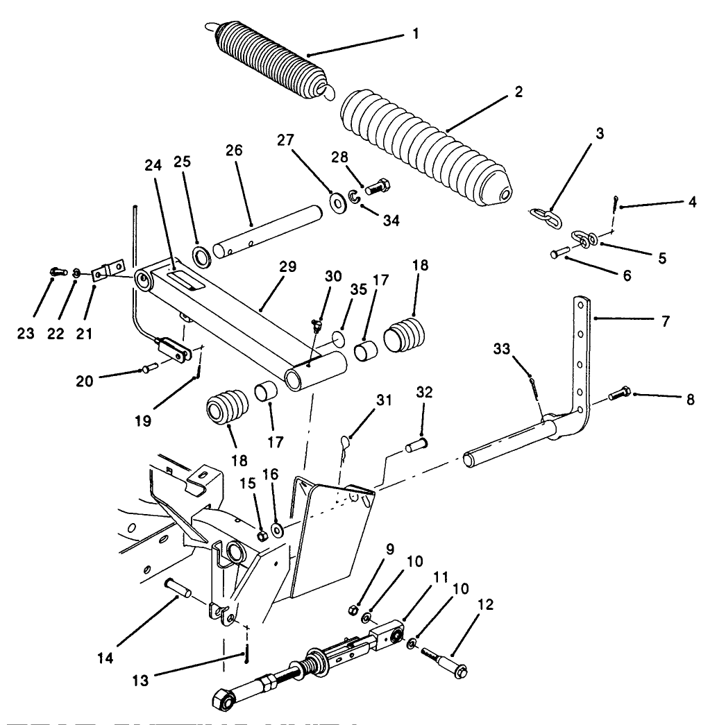 Rear Cutting Unit Lift Arm Assembly