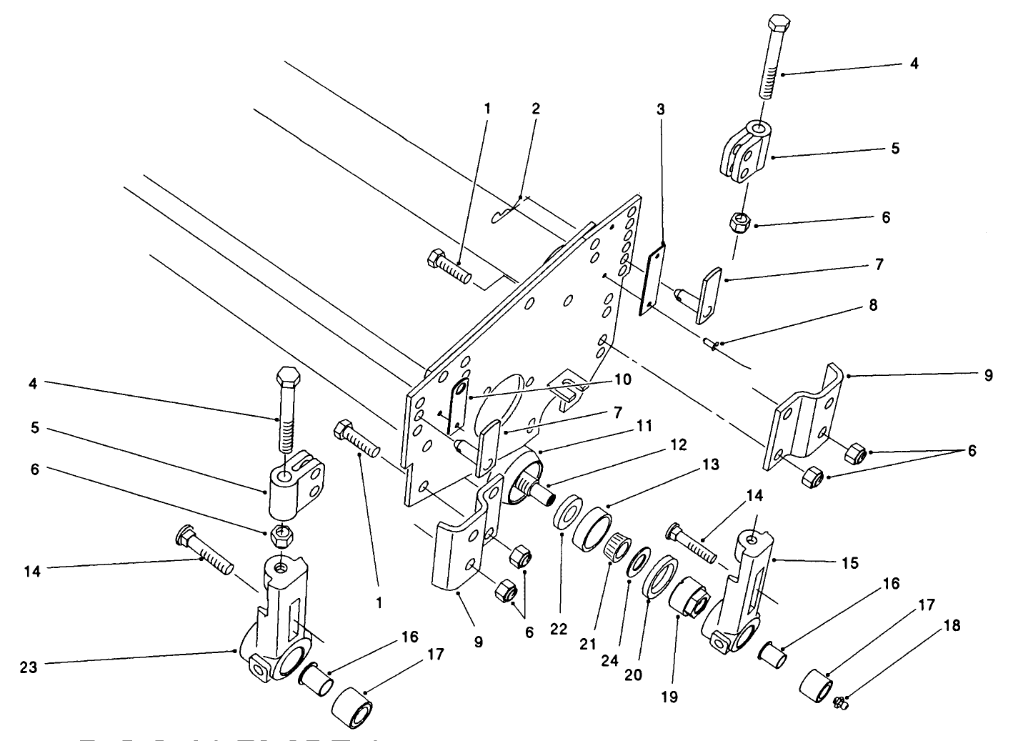 5, 8 & 11 Blade Cutting Unit Roller Assembly (floating Suspension)