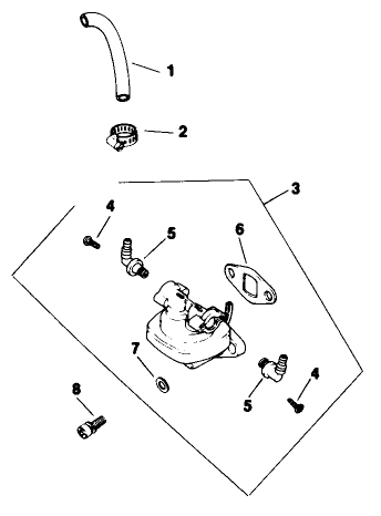 Fuel Pump-Engine Kohler Model No. M16qs Spec No. 711563