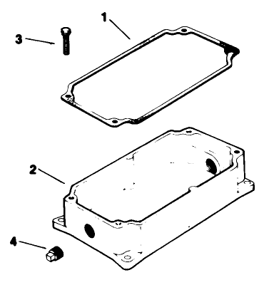 Oil Pan-Engine Kohler Model No. M16qs Spec No. 711563