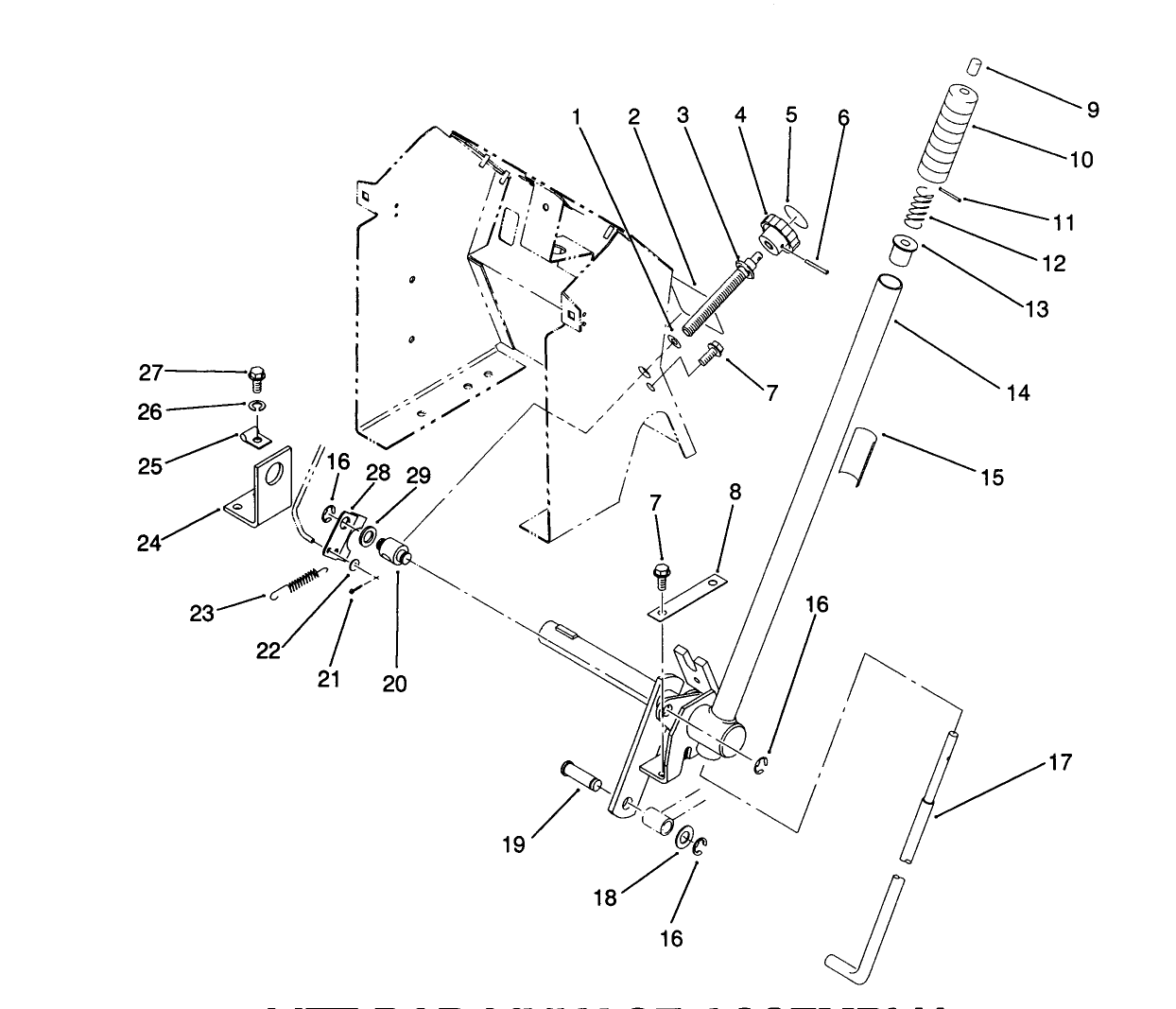 Lift Bar Linkage Assembly