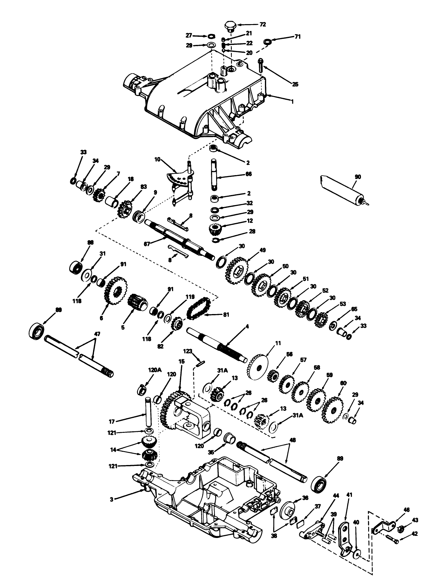 Transaxle Peerless Model No. 801-062