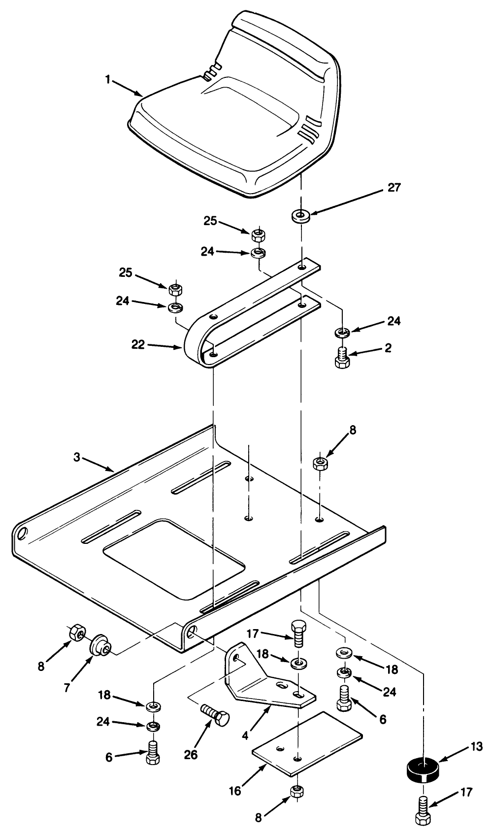 Seat Assembly (212-5 & 212-H)