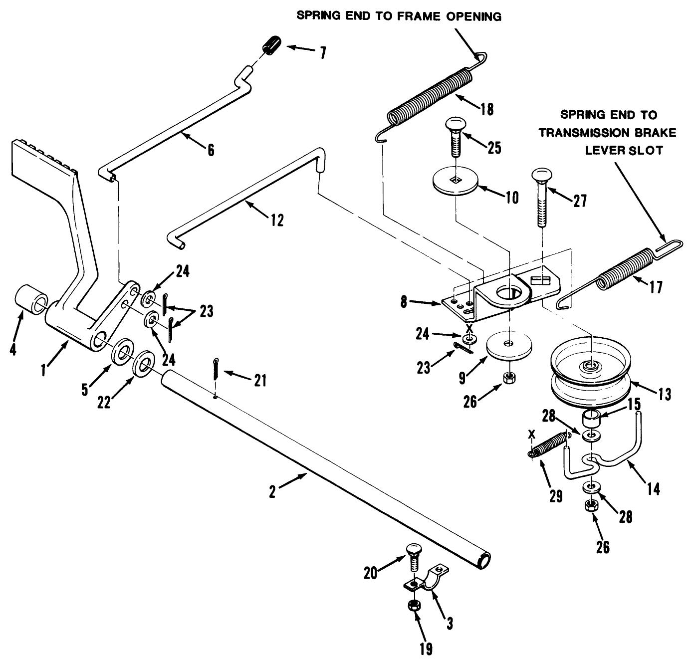 Brake & Idler Assembly (210-5 & 212-5)