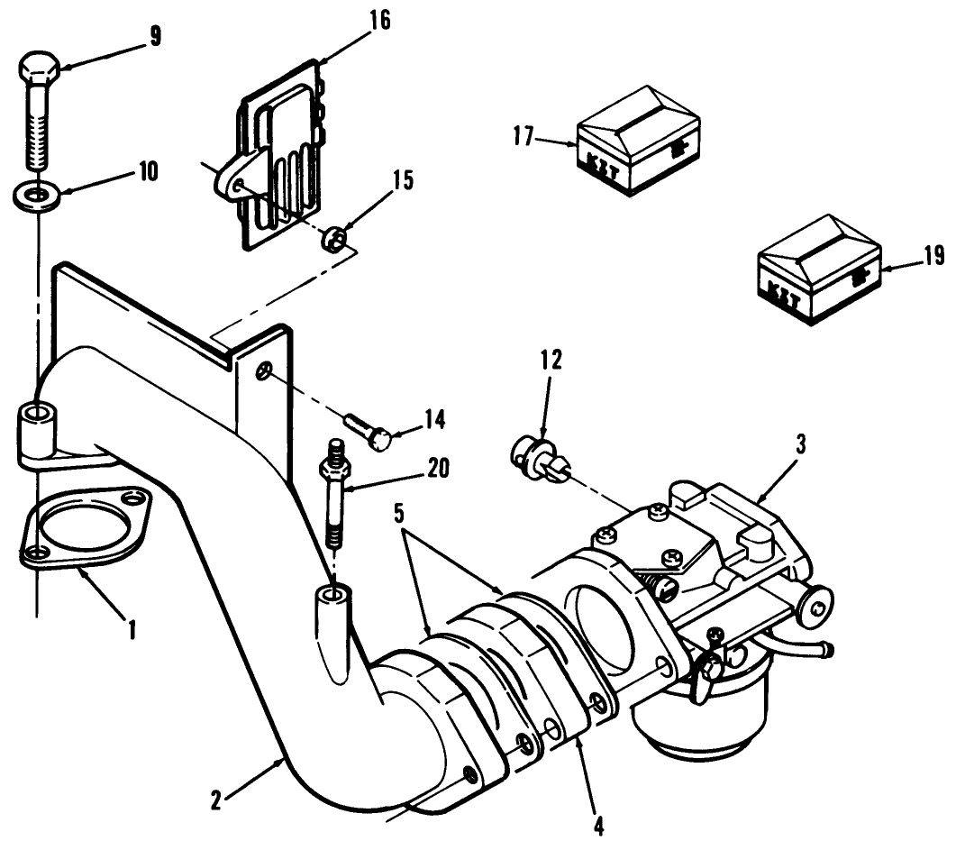 12hp Engine Carburetor Assembly